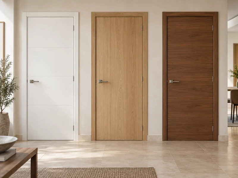 Catálogo de puertas de interior Cano con series lacadas y en madera natural
