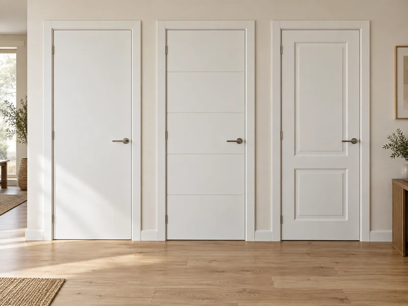 Catálogo de puertas de interior Leal con modelos de paso lacados